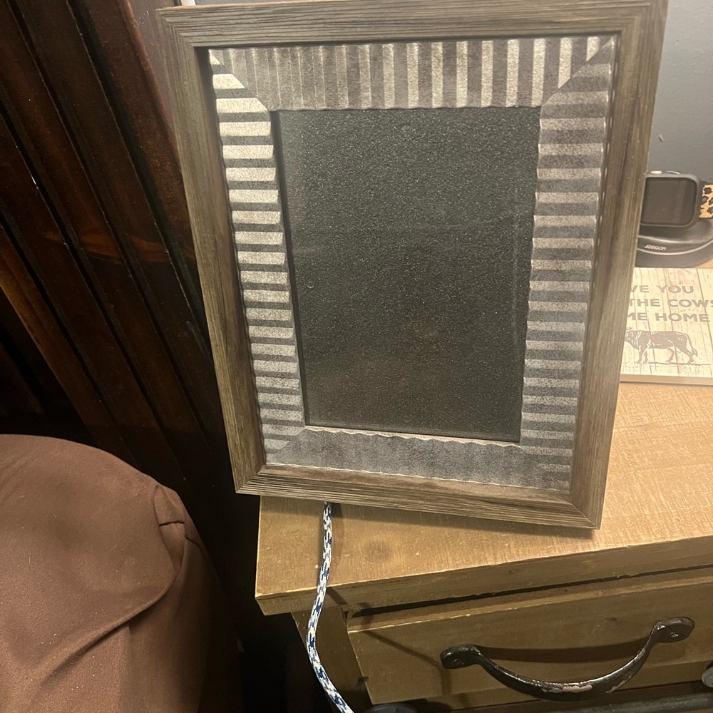 Mainstays Brown and Black Picture Frame with Striking Accents